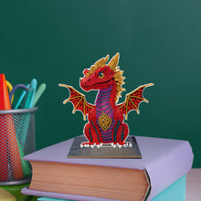 Load image into Gallery viewer, DIY Crystal Diamond Ornament Art Crafts Wooden Point Drilling Ornament Kids Gift