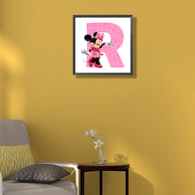 Load image into Gallery viewer, Diamond Painting - Full Round - minnie letter r (30*30CM)