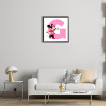 Load image into Gallery viewer, Diamond Painting - Full Round - minnie letter g (30*30CM)