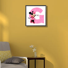 Load image into Gallery viewer, Diamond Painting - Full Round - minnie letter g (30*30CM)