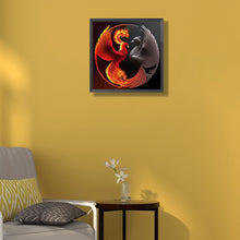 Load image into Gallery viewer, Diamond Painting - Full Round - Phoenix yin and yang diagram (30*30CM)