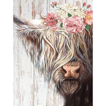 Load image into Gallery viewer, Diamond Painting - Full Round - Highland Yak (30*40CM)