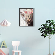 Load image into Gallery viewer, Diamond Painting - Full Round - Highland Yak (30*40CM)