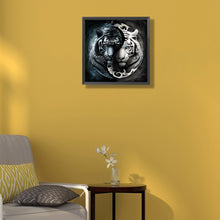 Load image into Gallery viewer, Diamond Painting - Full Round - Tiger Yin Yang Diagram (35*35CM)