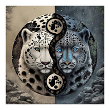 Load image into Gallery viewer, Diamond Painting - Full Round - Leopard Yin Yang Diagram (50*50CM)