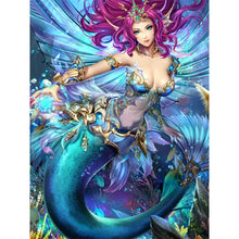 Load image into Gallery viewer, Diamond Painting - Full Round - Mermaid (30*40CM)