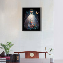 Load image into Gallery viewer, Diamond Painting - Full Round - dream wedding dress (30*40CM)