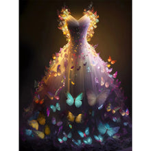 Load image into Gallery viewer, Diamond Painting - Full Round - dream wedding dress (30*40CM)