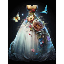 Load image into Gallery viewer, Diamond Painting - Full Round - dream wedding dress (30*40CM)