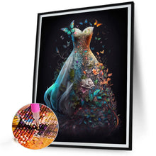 Load image into Gallery viewer, Diamond Painting - Full Round - dream wedding dress (30*40CM)