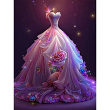Load image into Gallery viewer, Diamond Painting - Full Round - dream wedding dress (30*40CM)
