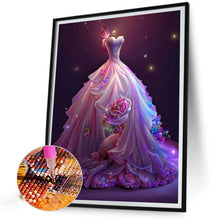 Load image into Gallery viewer, Diamond Painting - Full Round - dream wedding dress (30*40CM)