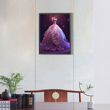 Load image into Gallery viewer, Diamond Painting - Full Round - dream wedding dress (30*40CM)
