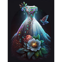 Load image into Gallery viewer, Diamond Painting - Full Round - dream wedding dress (30*40CM)