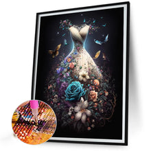 Load image into Gallery viewer, Diamond Painting - Full Round - dream wedding dress (30*40CM)