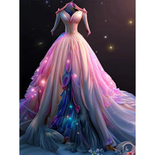 Load image into Gallery viewer, Diamond Painting - Full Round - dream wedding dress (30*40CM)
