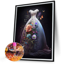 Load image into Gallery viewer, Diamond Painting - Full Round - dream wedding dress (30*40CM)