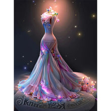 Load image into Gallery viewer, Diamond Painting - Full Round - dream wedding dress (30*40CM)