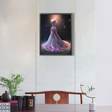 Load image into Gallery viewer, Diamond Painting - Full Round - dream wedding dress (30*40CM)