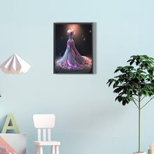 Load image into Gallery viewer, Diamond Painting - Full Round - dream wedding dress (30*40CM)