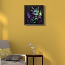 Load image into Gallery viewer, Diamond Painting - Full Round - Candlelight Wyvern (30*30CM)