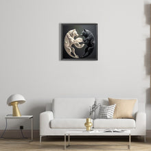 Load image into Gallery viewer, Diamond Painting - Full Round - wolf yin yang diagram (30*30CM)