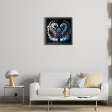 Load image into Gallery viewer, Diamond Painting - Full Round - Tiger Yin Yang Diagram (30*30CM)