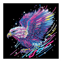 Load image into Gallery viewer, Diamond Painting - Partial Special Shaped - colored eagle (30*30CM)