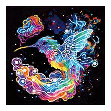 Load image into Gallery viewer, Diamond Painting - Partial Special Shaped - colorful hummingbird (30*30CM)