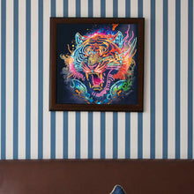 Load image into Gallery viewer, Diamond Painting - Partial Special Shaped - color tiger (30*30CM)