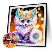 Load image into Gallery viewer, Diamond Painting - Partial Special Shaped - jeweled fox (30*30CM)