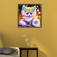 Load image into Gallery viewer, Diamond Painting - Partial Special Shaped - jeweled fox (30*30CM)