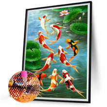 Load image into Gallery viewer, Diamond Painting - Full Square - koi carp (30*40CM)
