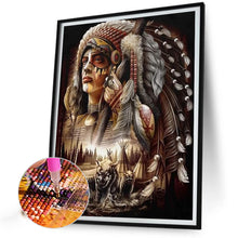 Load image into Gallery viewer, Diamond Painting - Full Round - indians (30*40CM)