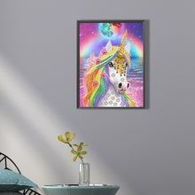 Load image into Gallery viewer, Diamond Painting - Partial Special Shaped - fantasy unicorn (30*40CM)