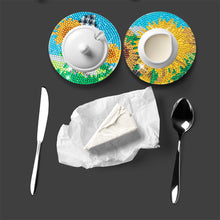 Load image into Gallery viewer, DIY Crystal Drink Coasters Reusable Creative with Holder for Tabletop Protection