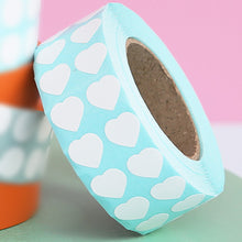 Load image into Gallery viewer, 3000 Pieces Blank Labels Small Labels for 5D DIY Diamond Painting (Heart shaped)