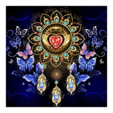 Load image into Gallery viewer, Diamond Painting - Full Round - Butterfly Gem Dream Catcher (30*30CM)