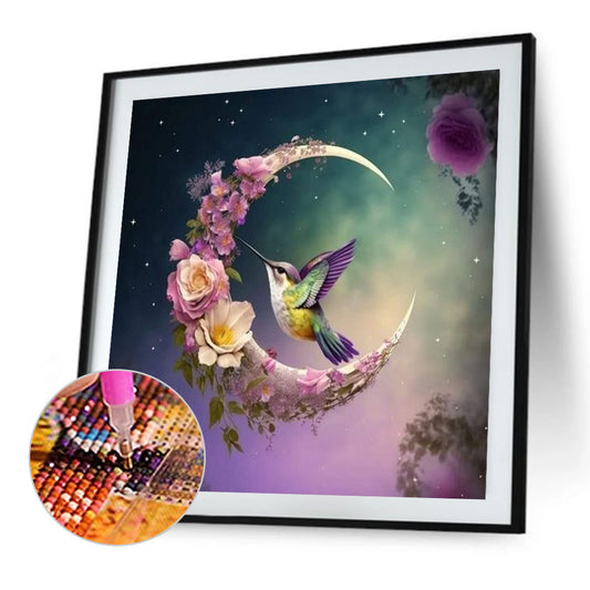 Diamond Painting - Full Round - hummingbird (30*30CM)