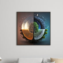 Load image into Gallery viewer, Diamond Painting - Full Round - Seasonal change chart of the sun and the moon (40*40CM)