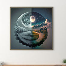 Load image into Gallery viewer, Diamond Painting - Full Round - Seasonal change chart of the sun and the moon (40*40CM)