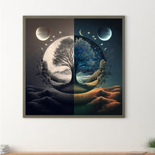 Load image into Gallery viewer, Diamond Painting - Full Round - Seasonal change chart of the sun and the moon (40*40CM)