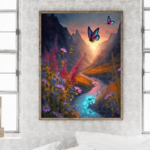 Load image into Gallery viewer, Diamond Painting - Full Round - Butterfly Valley (40*50CM)
