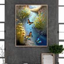 Load image into Gallery viewer, Diamond Painting - Full Round - butterfly trail (40*50CM)