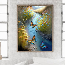 Load image into Gallery viewer, Diamond Painting - Full Round - butterfly trail (40*50CM)