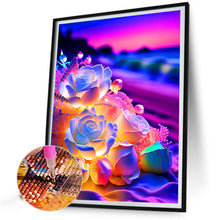 Load image into Gallery viewer, Diamond Painting - Full Round - Seaside Crystal Rose (30*40CM)