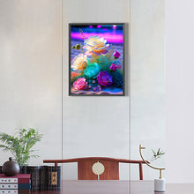 Load image into Gallery viewer, Diamond Painting - Full Round - Seaside Crystal Rose (30*40CM)