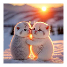 Load image into Gallery viewer, Diamond Painting - Full Round - Soft cute cat (30*30CM)