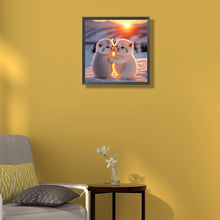 Load image into Gallery viewer, Diamond Painting - Full Round - Soft cute cat (30*30CM)