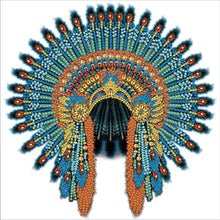 Load image into Gallery viewer, Diamond Painting - Partial Special Shaped - Native American War Hat (30*30CM)